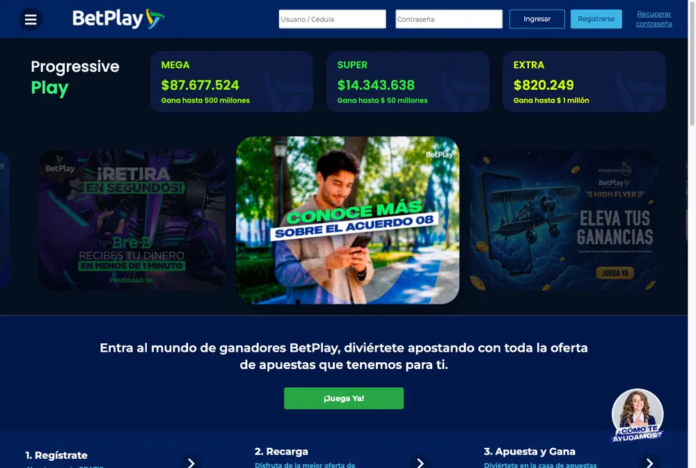 Portada de BetPlay Colombia