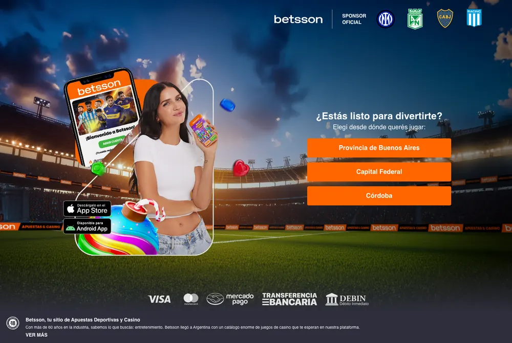Portada de Betsson Argentina