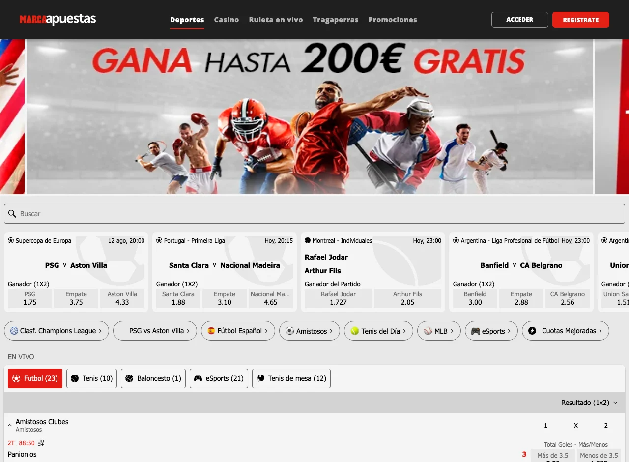 Portada de Marca Apuestas