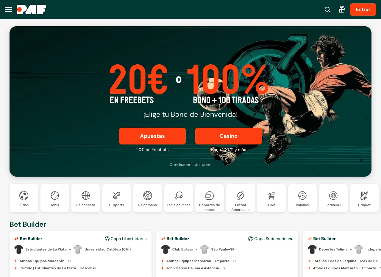 Portada de Paf España