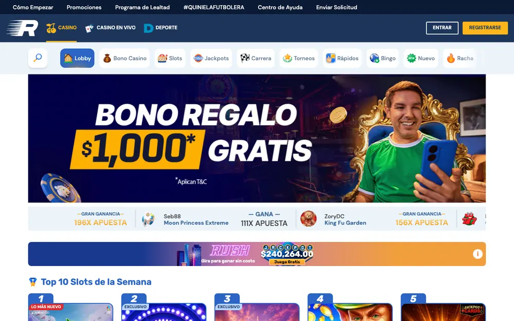 Portada de Rushbet en México