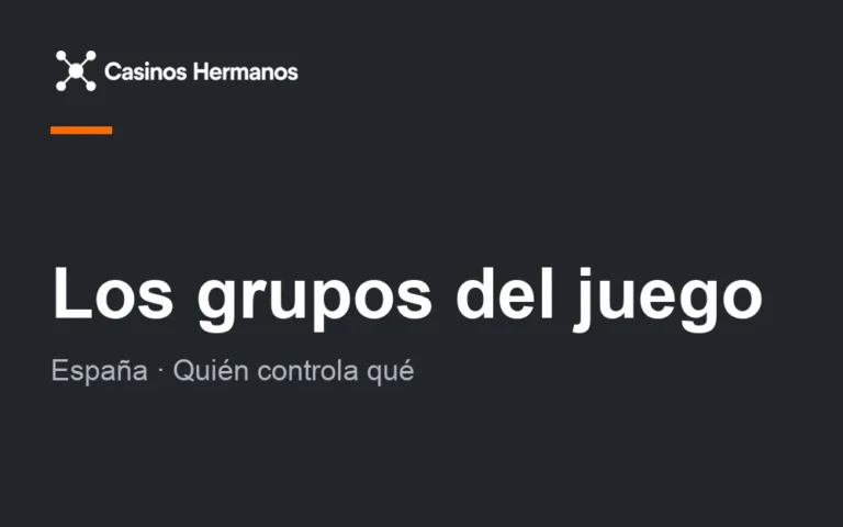 Los grupos que controlan el juego online en España