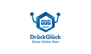 Logo de DrückGlück, casino hermano alemán de PlayUZU