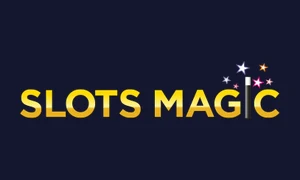 Logo de SlotsMagic, casino hermano internacional de PlayUZU