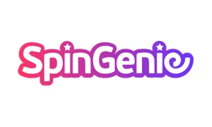 Logo de Spin Genie, casino hermano de PlayUZU en Reino Unido